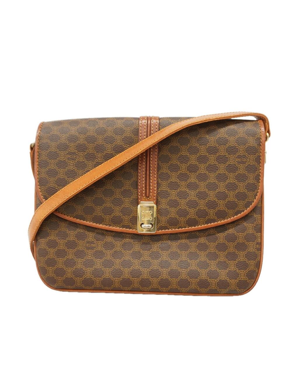 Celine Vintage Backpack Macadam Canvas #375731C45B